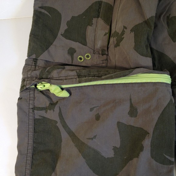 Mossimo Cargo Supply Camo Pants Elastic Waist 25-28 / 26  Converts to Shorts - Picture 6 of 10